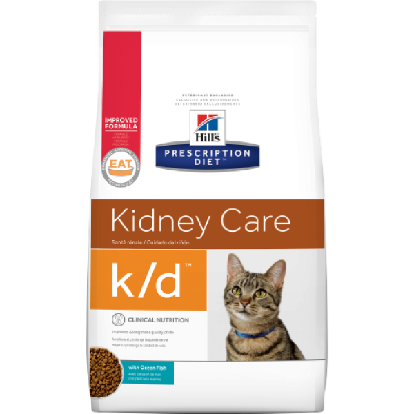 Hill's prescription diet k/d Kidney Care with Ocean Fish Feline 貓用腎臟處方(魚肉) 4lbs